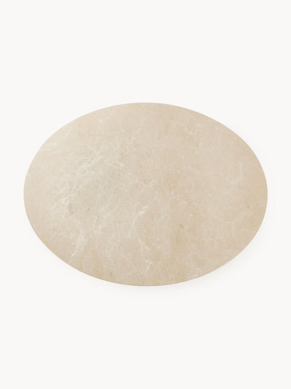 Milveda Oval Marble Dining Table, 120 x 90 cm