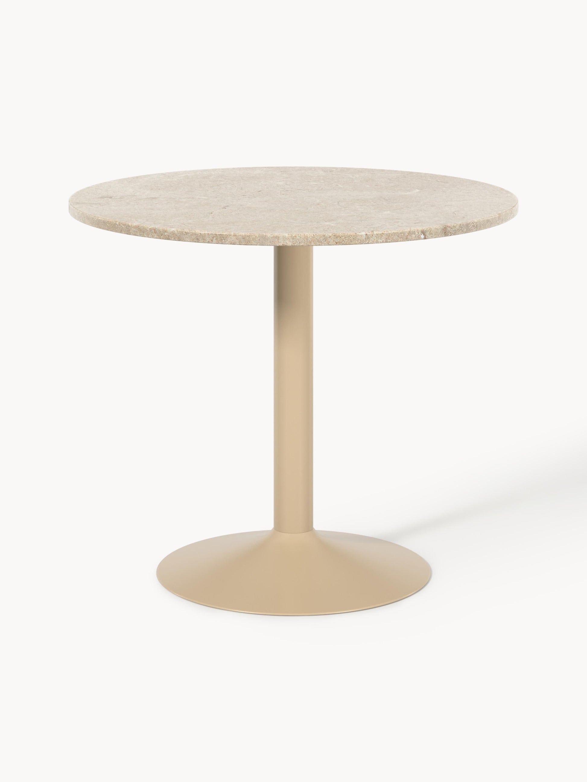 Milveda Round Marble Dining Table, Ø 90 cm