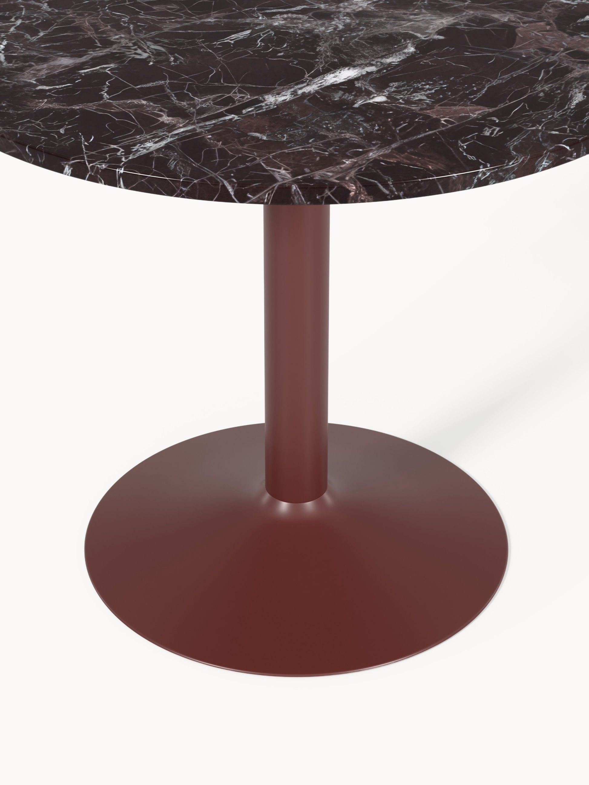 Milveda Round Marble Dining Table, Ø 90 cm