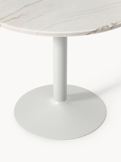 Milveda Round Marble Dining Table, Ø 90 cm