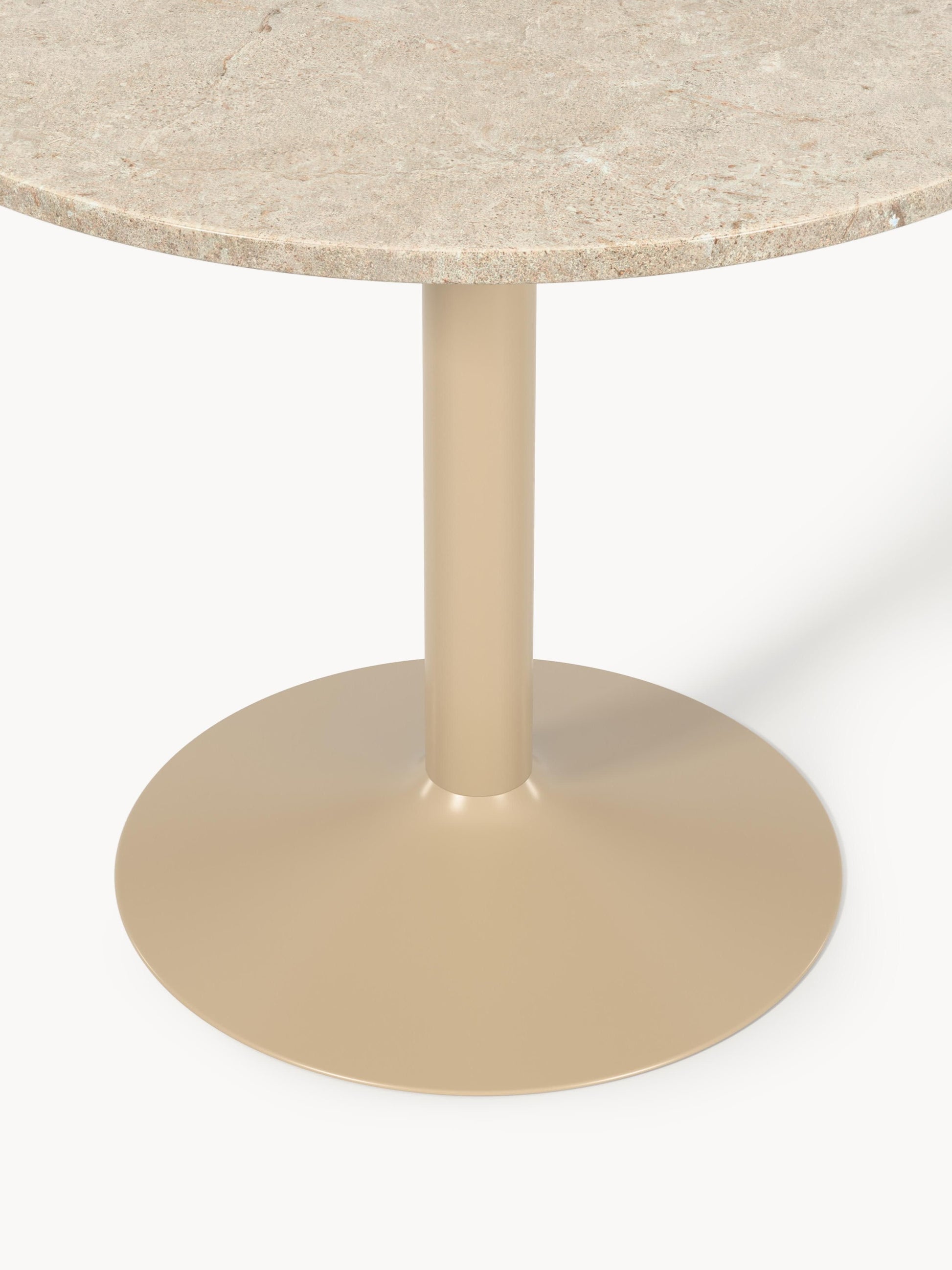 Milveda Round Marble Dining Table, Ø 90 cm