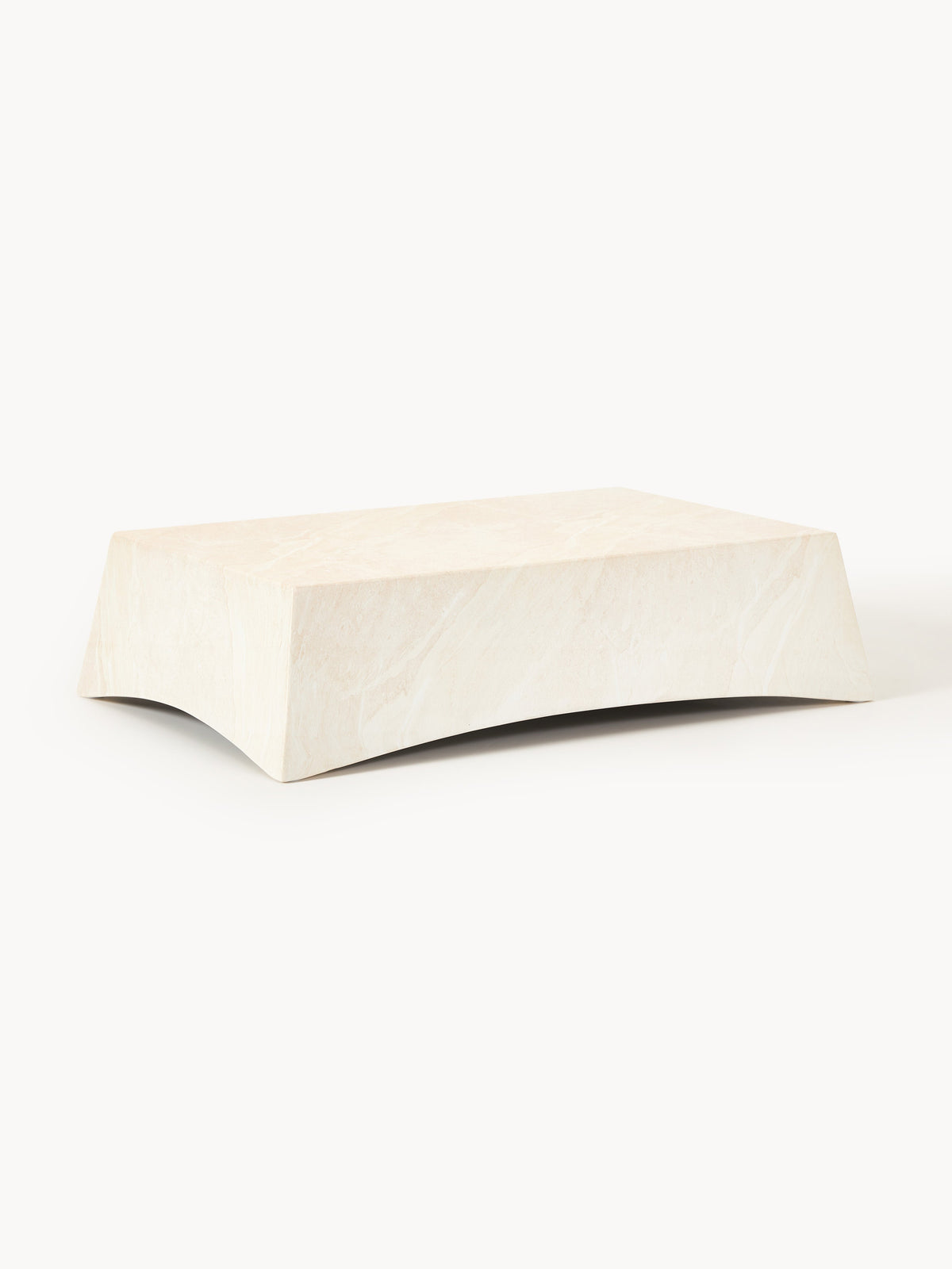 Mohanto Indoor & Outdoor Coffee Table in Travertine Look, W 120 cm
