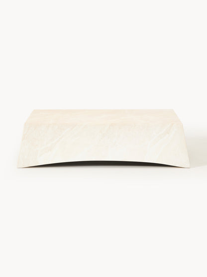 Mohanto Indoor & Outdoor Coffee Table in Travertine Look, W 120 cm
