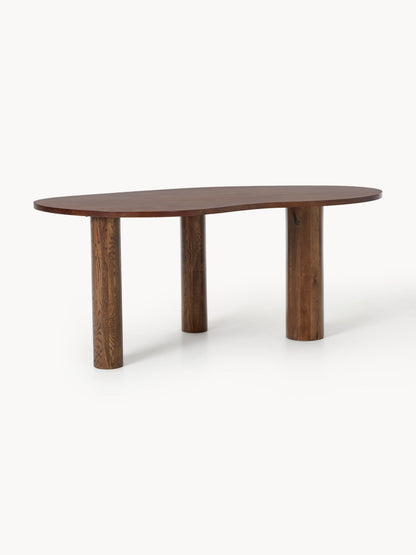 Narussa Dining Table in Oak with Organic Shape, in Various Sizes