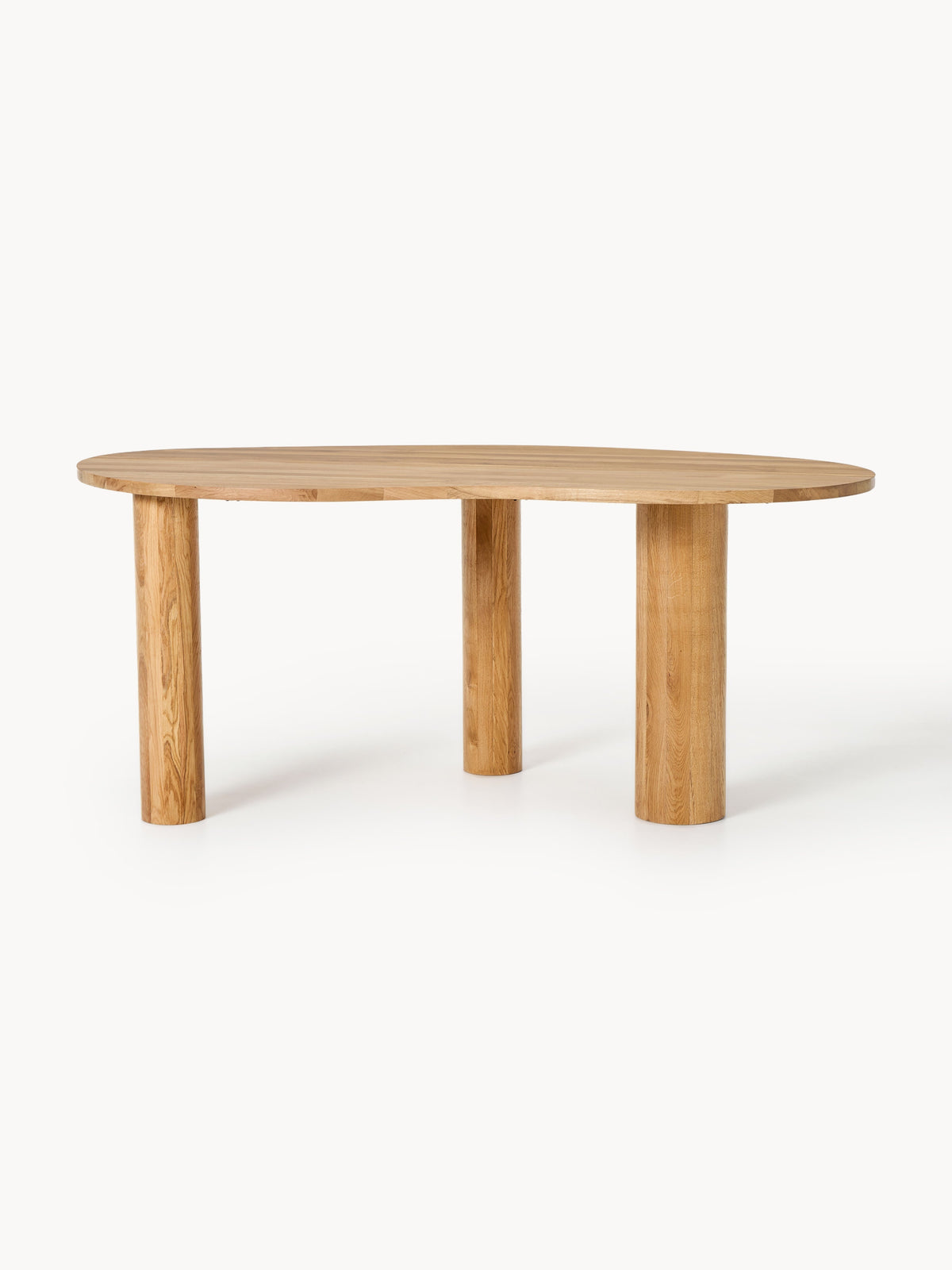 Narussa Dining Table in Oak with Organic Shape, in Various Sizes