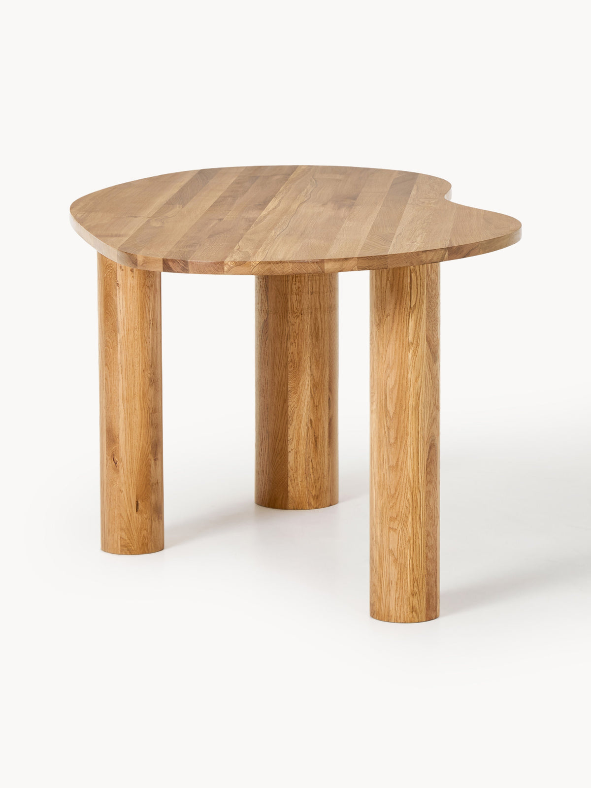 Narussa Dining Table in Oak with Organic Shape, in Various Sizes