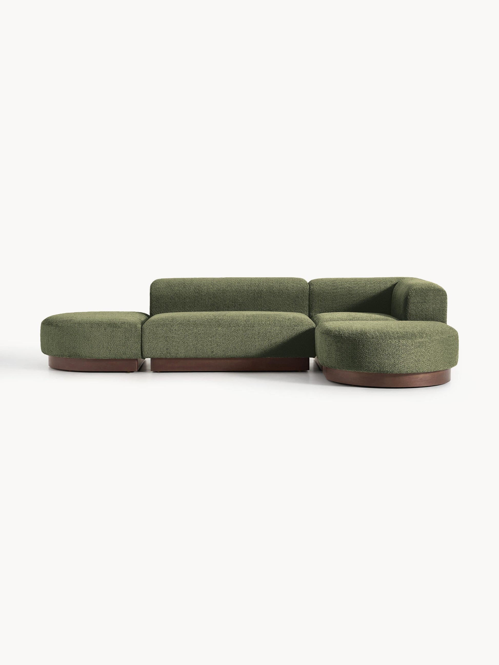 Natvelle Modular Corner Sofa in Teddy Bouclé