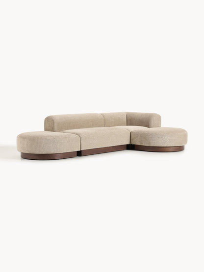 Natvelle Modular Corner Sofa in Teddy Bouclé