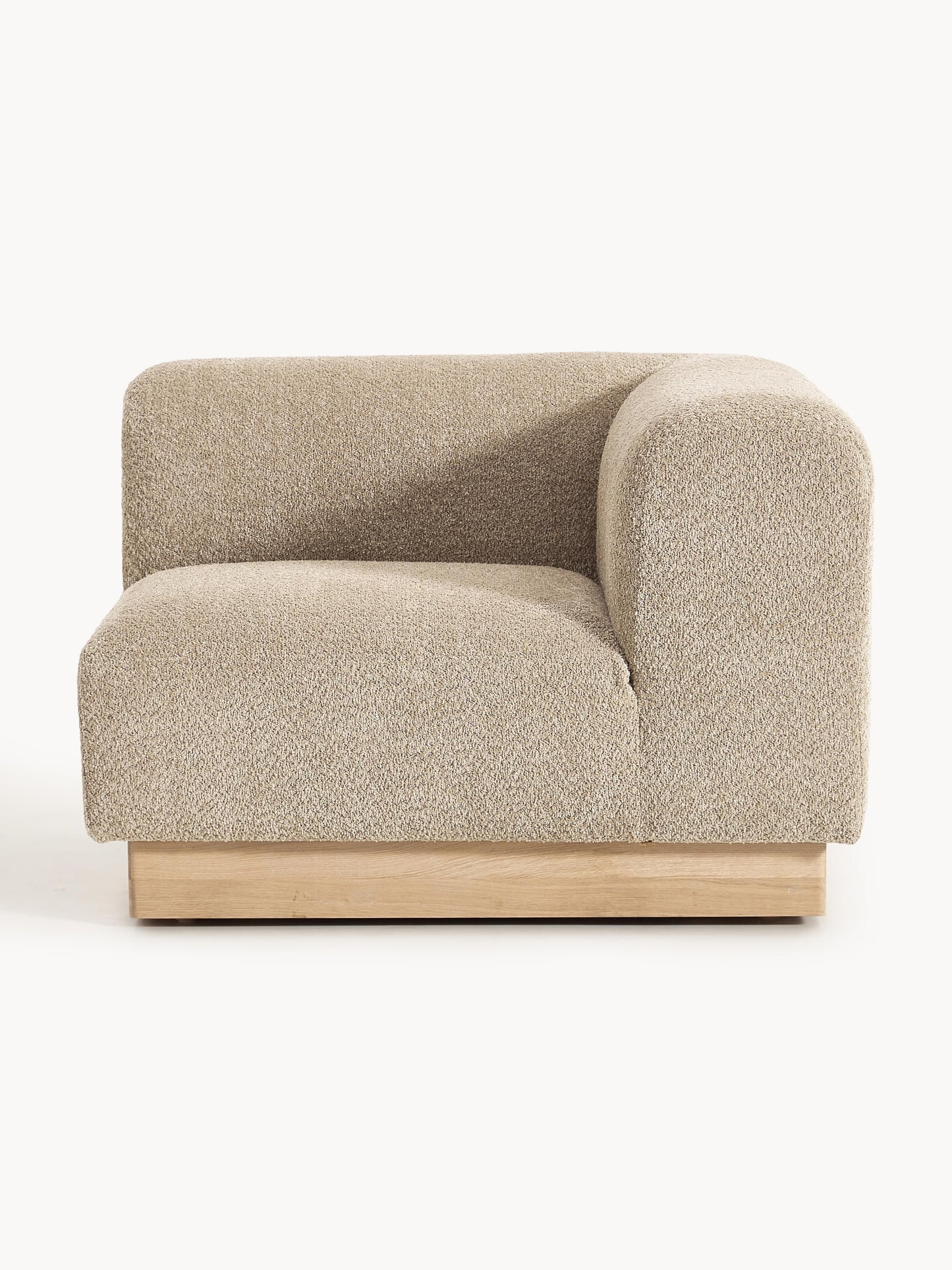 Natvelle Teddy Bouclé Corner Module