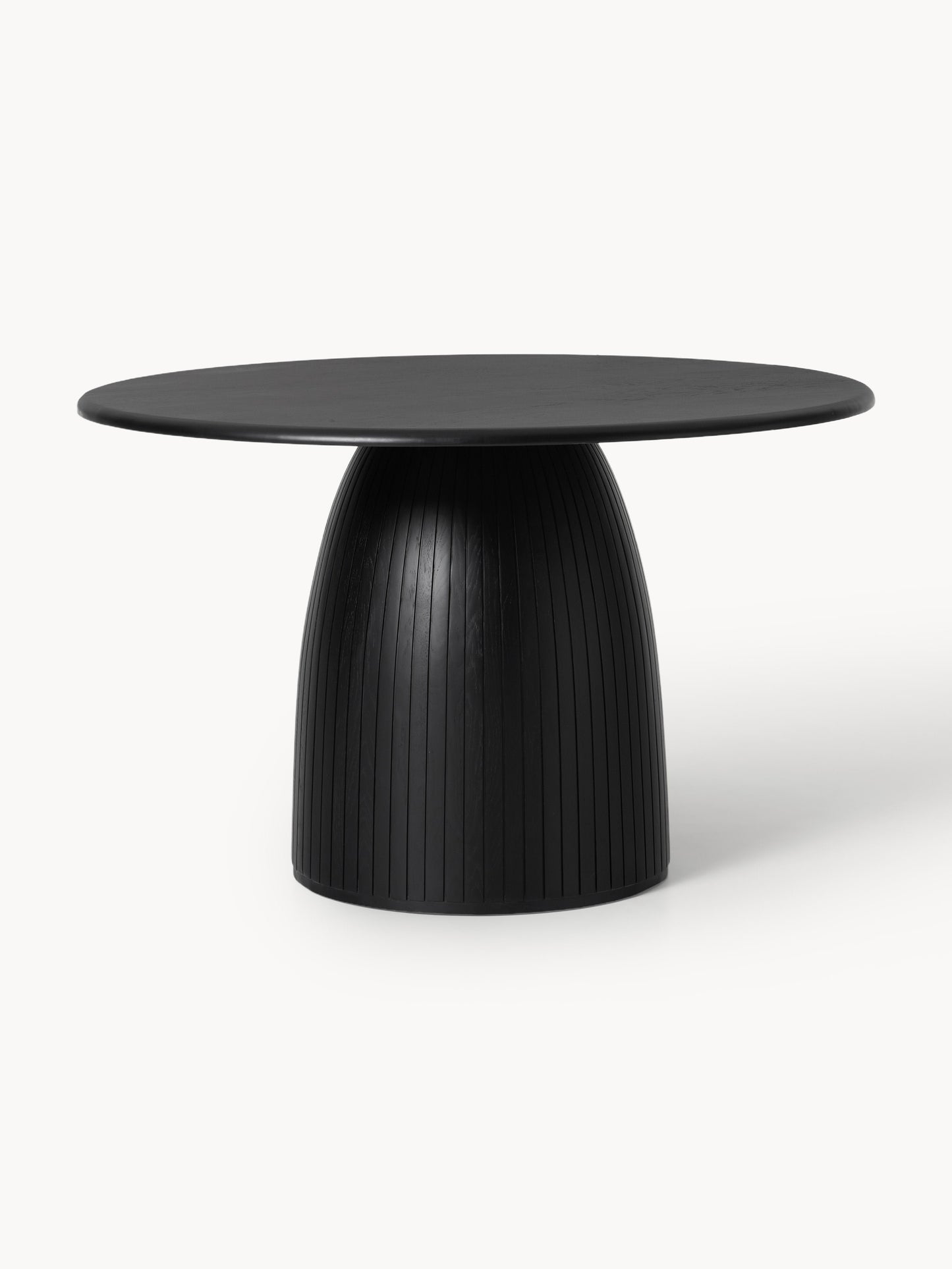 Nelora Round Dining Table with Fluted Texture, in Various Sizes