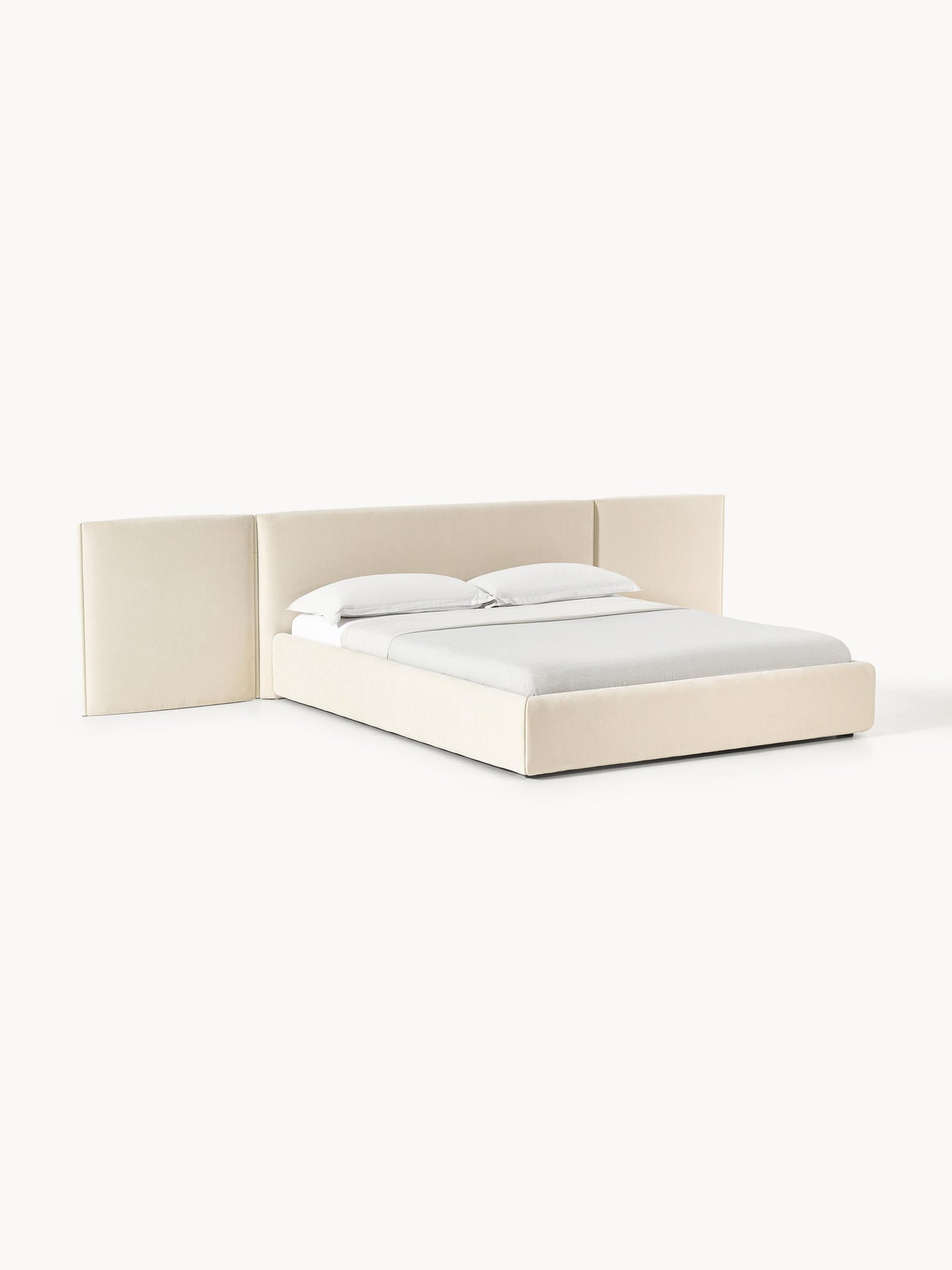 Otimar Upholstered Bed with Folding Headboard