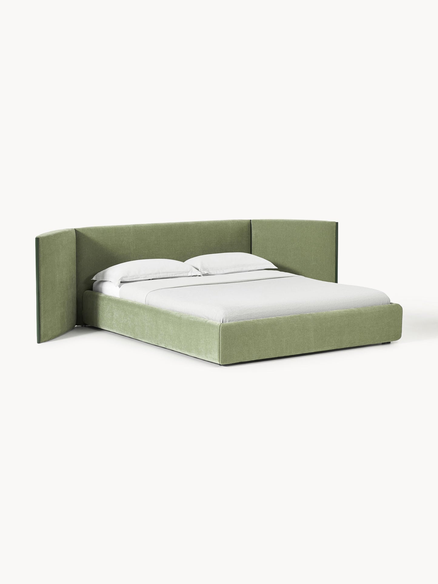 Otimar Upholstered Bed with Folding Headboard