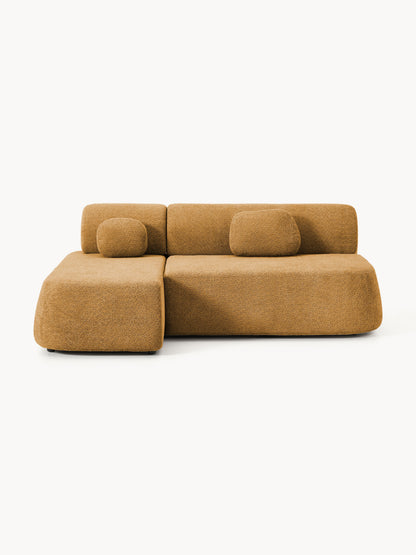Paovero Sofa Bed in Teddy Bouclé with Storage
