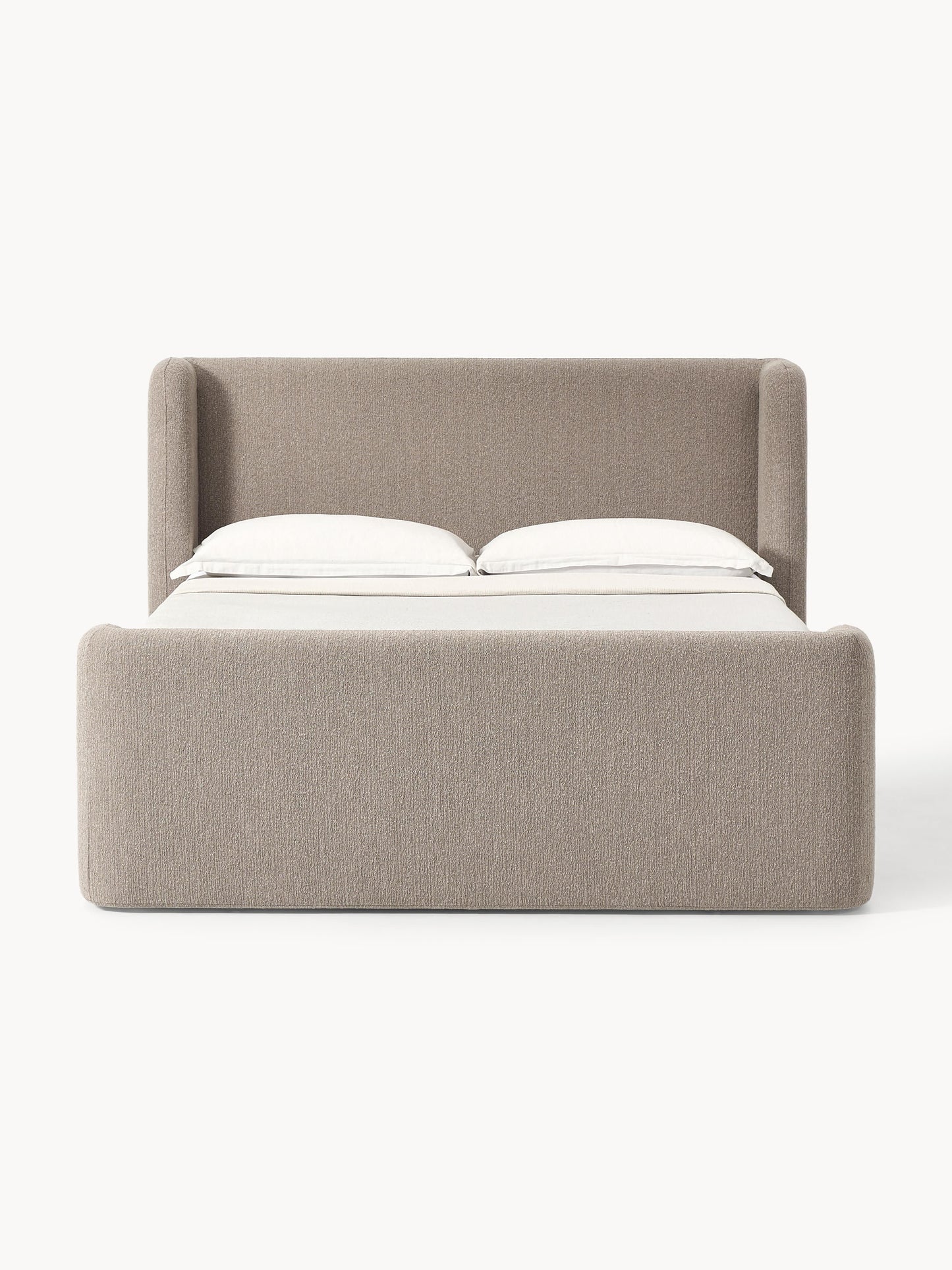 Pervinia Bouclé Box Spring Bed