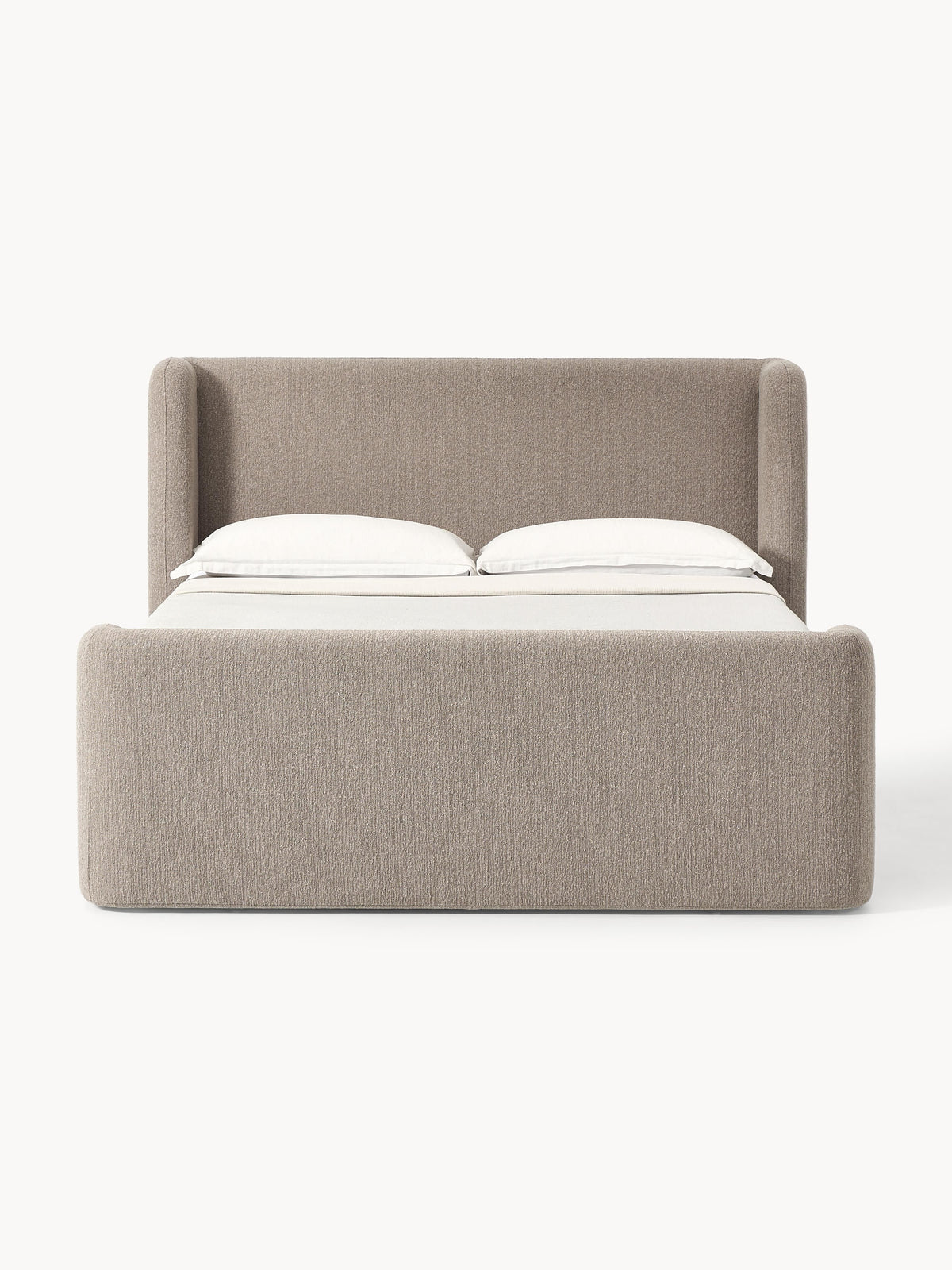 Pervinia Bouclé Box Spring Bed