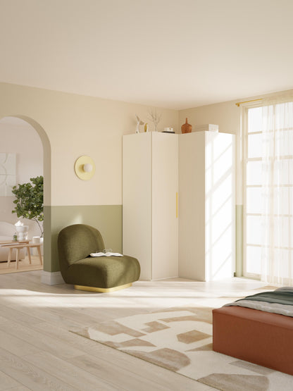 Simetta Modular Corner Wardrobe, 115 cm Wide