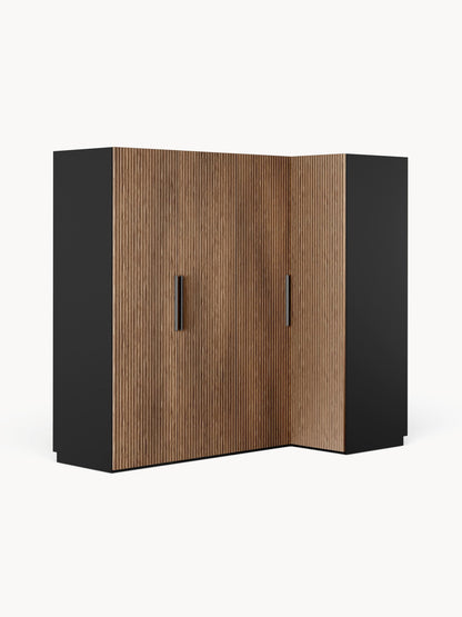 Simetta Modular Corner Wardrobe, 215 cm Wide, in Various Sizes