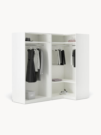 Simetta Modular Corner Wardrobe, 215 cm Wide, in Various Sizes