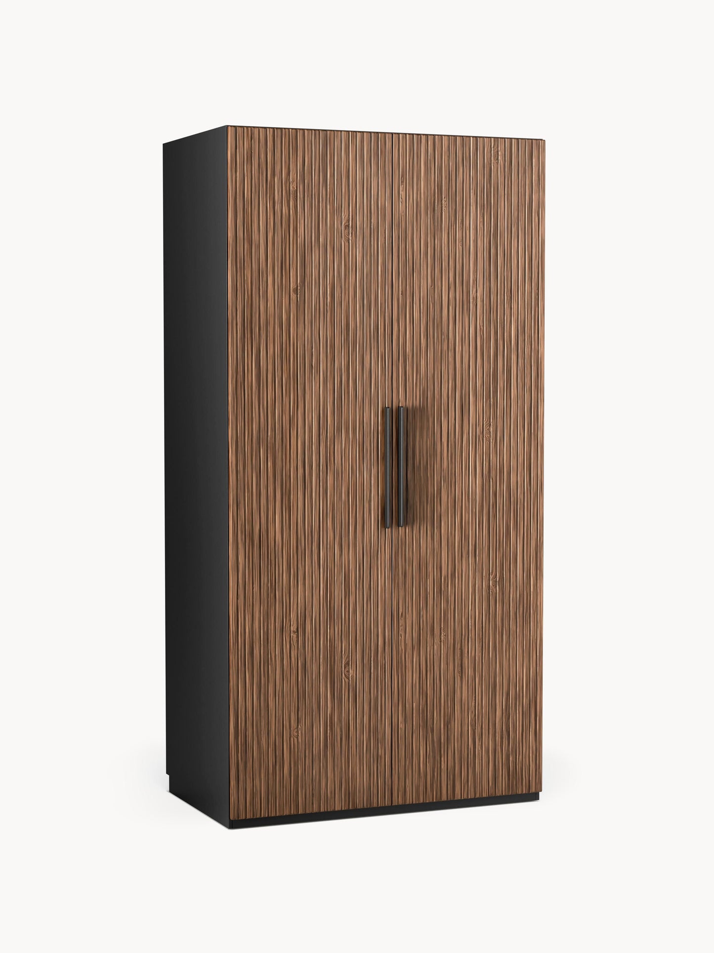 Simetta Modular Hinged-Door Wardrobe, 100 cm Wide, in Various Sizes