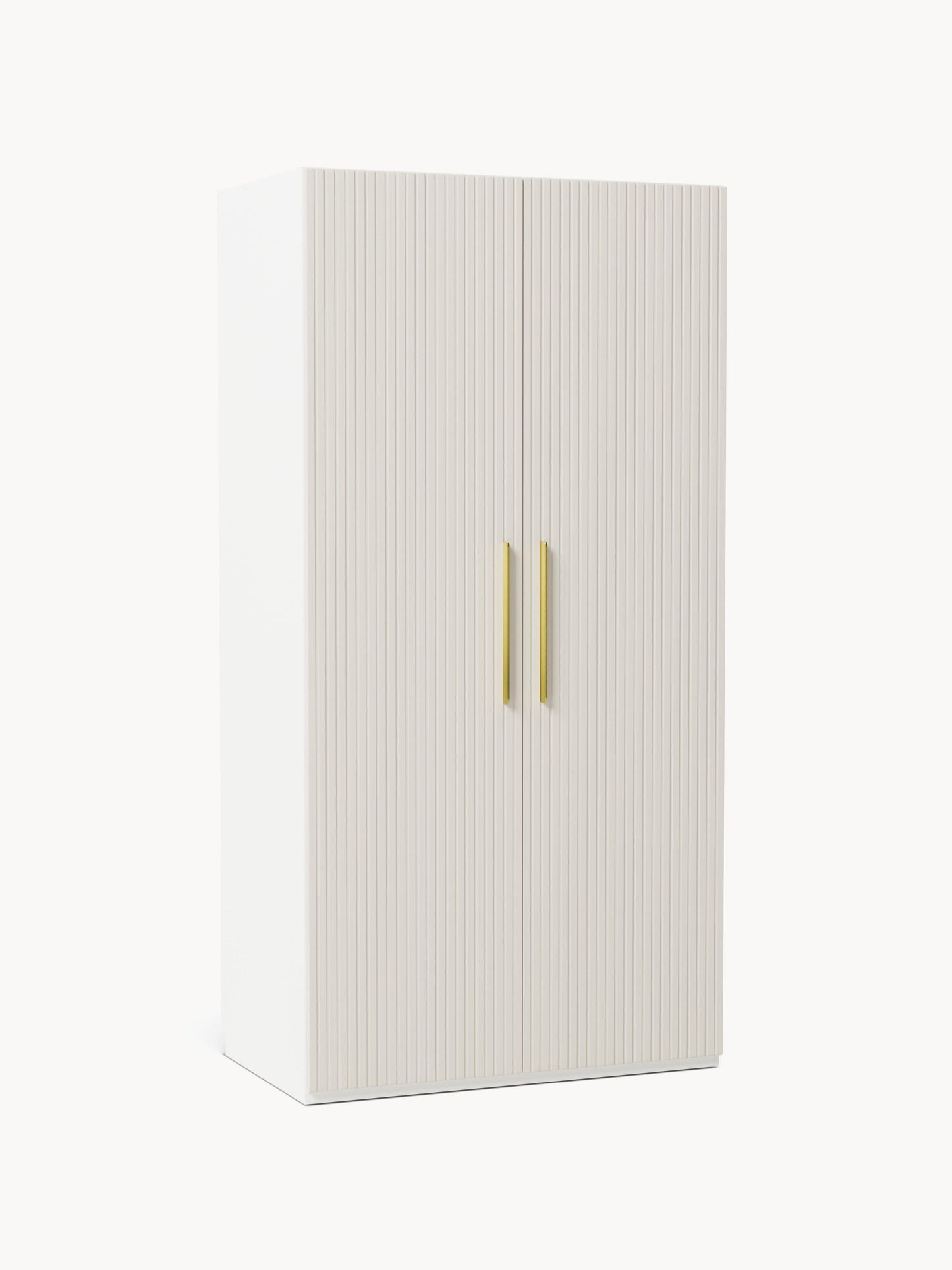 Simetta Modular Hinged-Door Wardrobe, 100 cm Wide, in Various Sizes