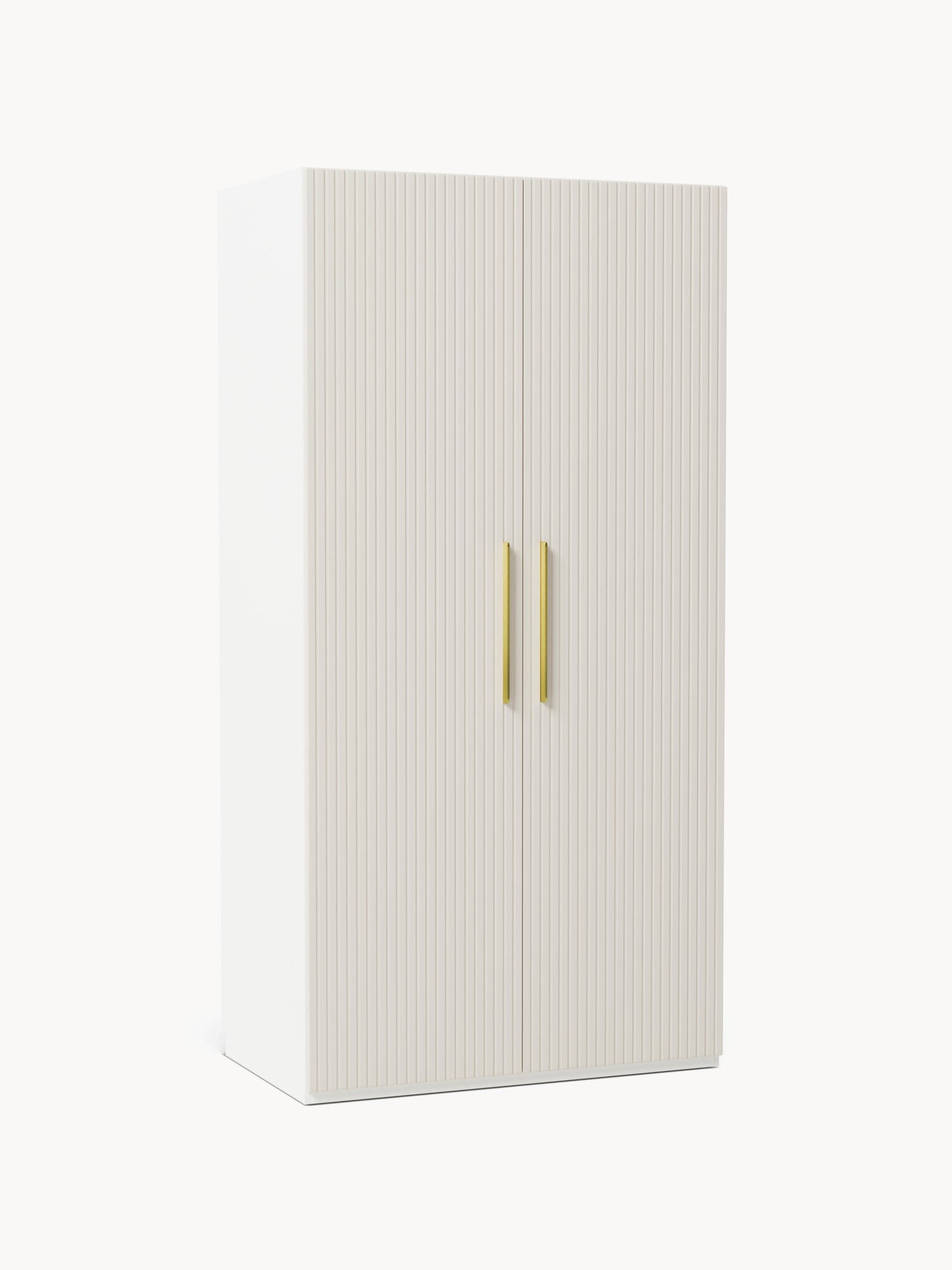 Simetta Modular Hinged-Door Wardrobe, 100 cm Wide, in Various Sizes