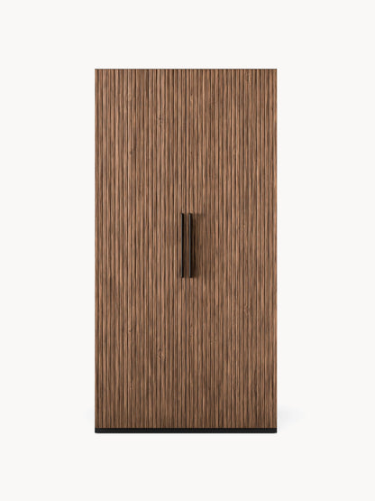Simetta Modular Hinged-Door Wardrobe, 100 cm Wide, in Various Sizes