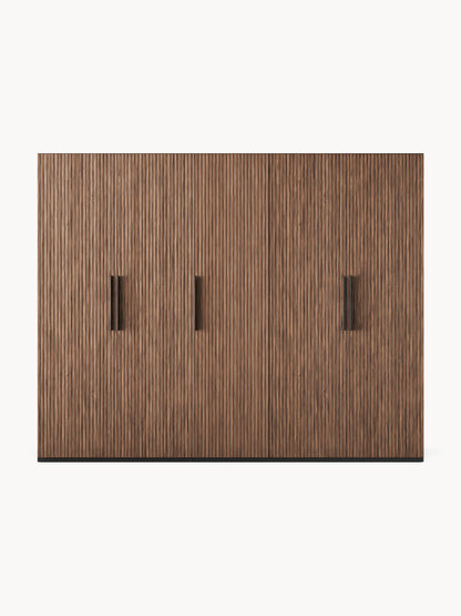 Simetta Modular Hinged-Door Wardrobe, 250 cm Wide, in Various Sizes