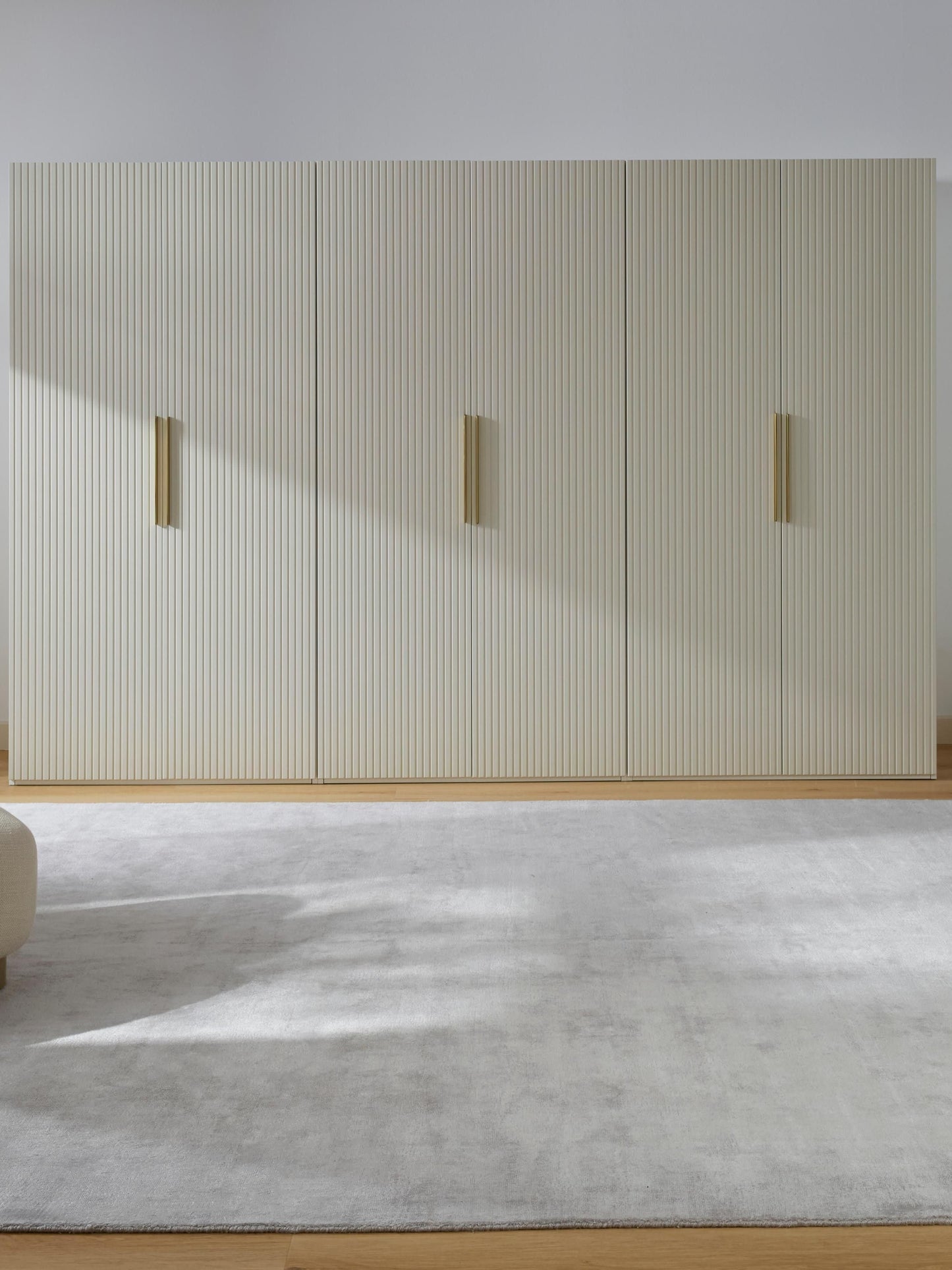 Simetta Modular Hinged-Door Wardrobe, 300 cm Wide, in Various Sizes