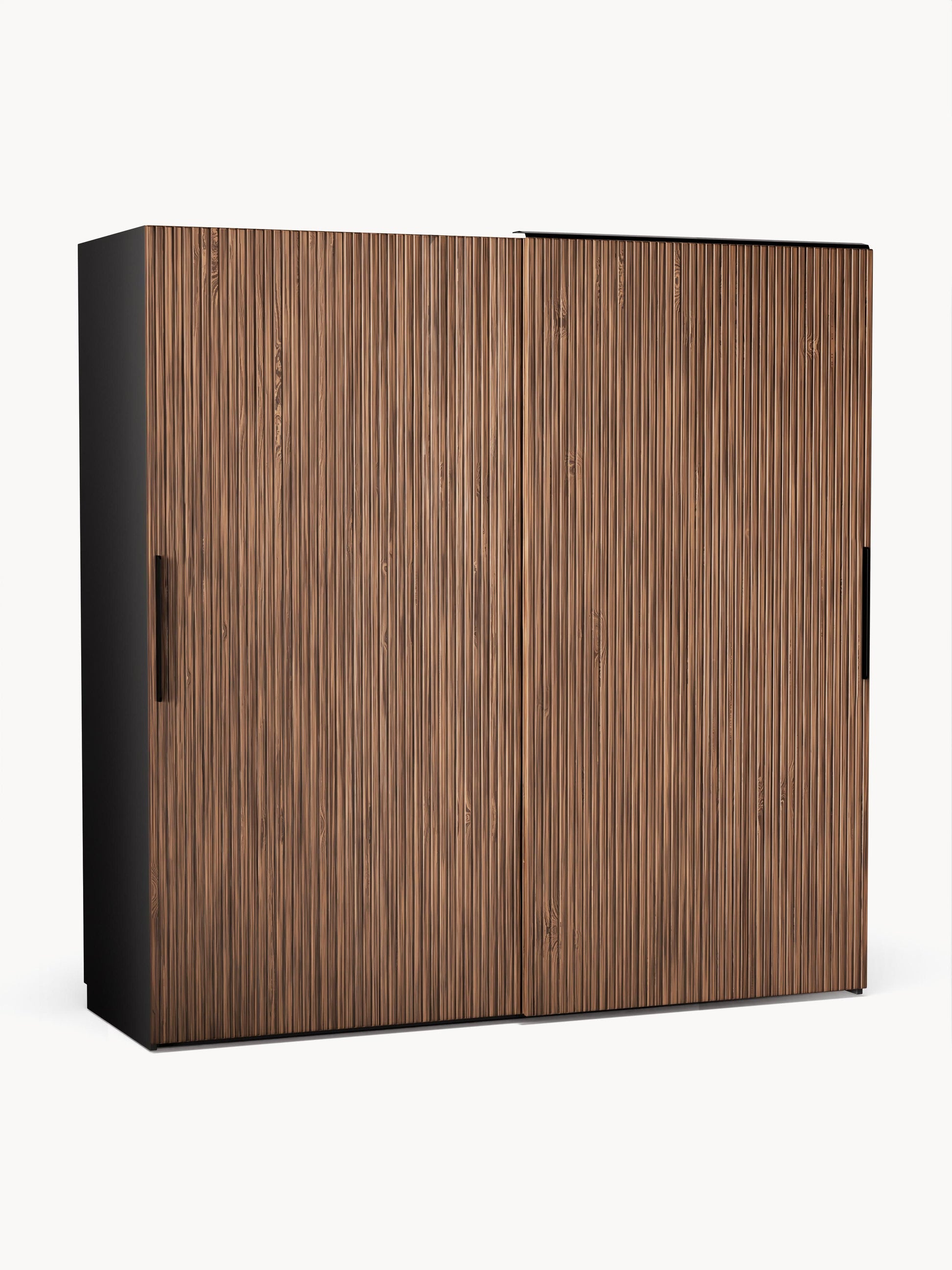 Simetta Modular Sliding-Door Wardrobe, 200 cm Wide, in Various Sizes