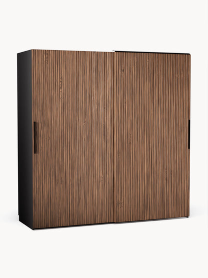 Simetta Modular Sliding-Door Wardrobe, 200 cm Wide, in Various Sizes