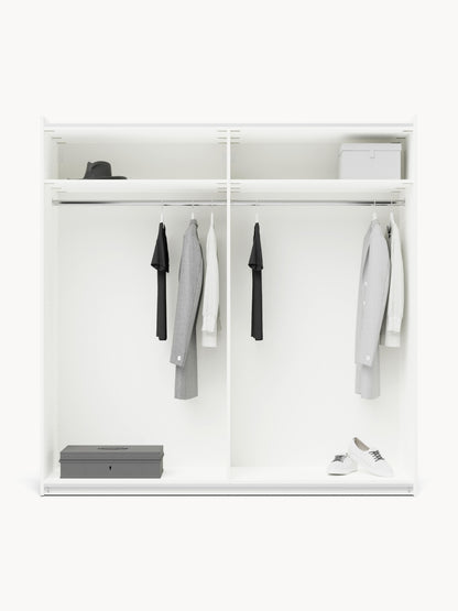 Simetta Modular Sliding-Door Wardrobe, 200 cm Wide, in Various Sizes