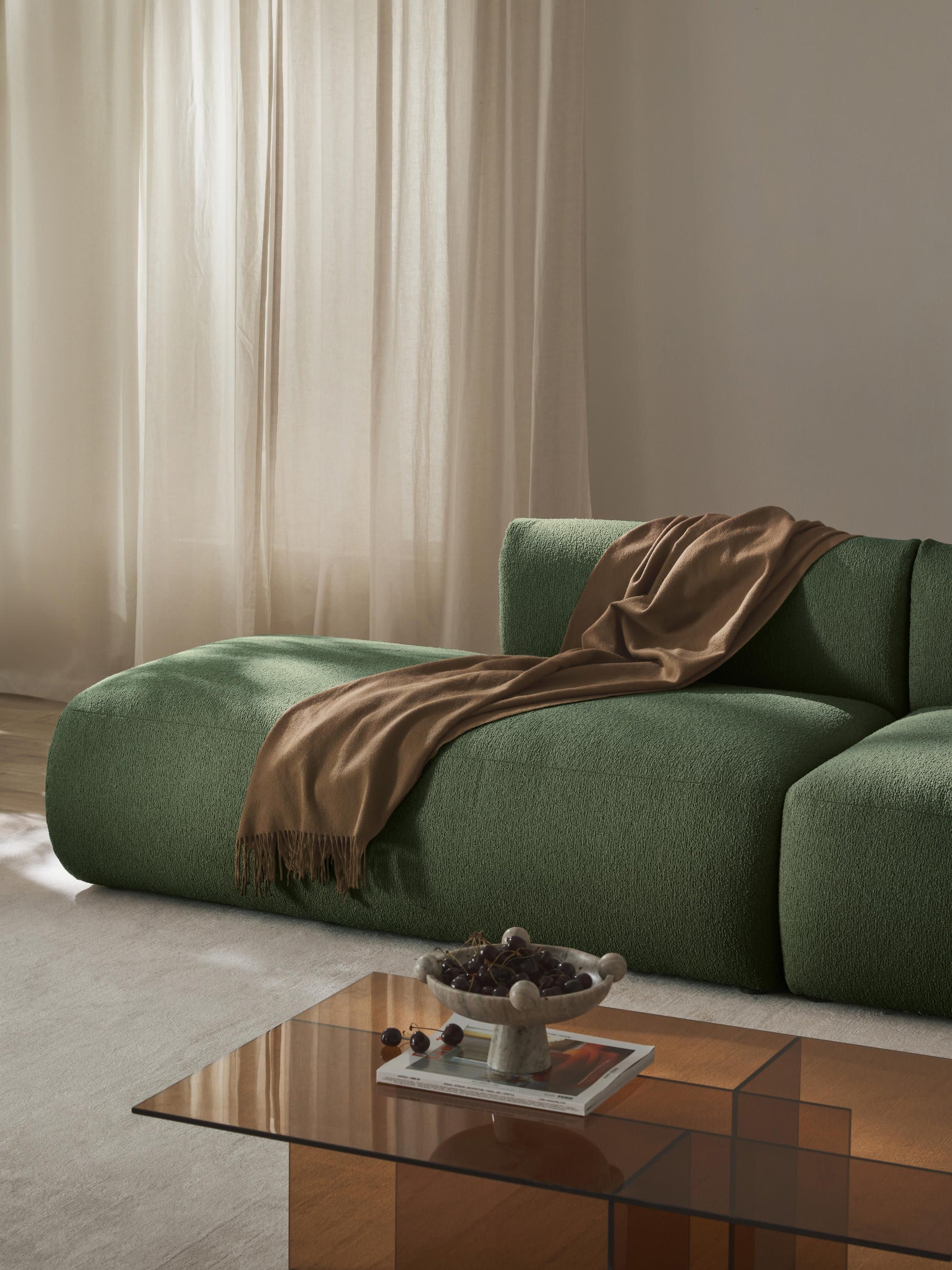 Soralie Bouclé Chaise Module