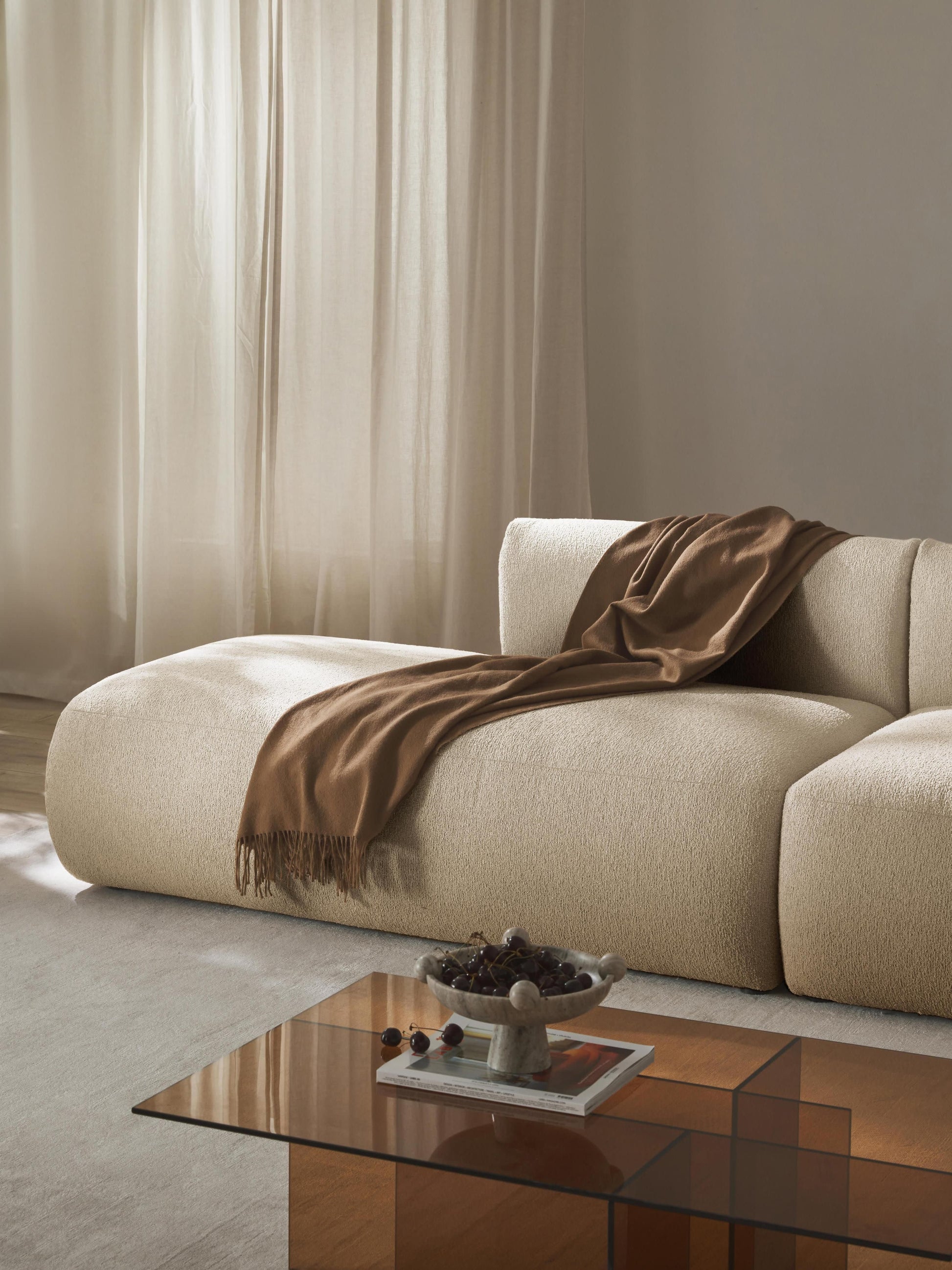 Soralie Bouclé Chaise Module