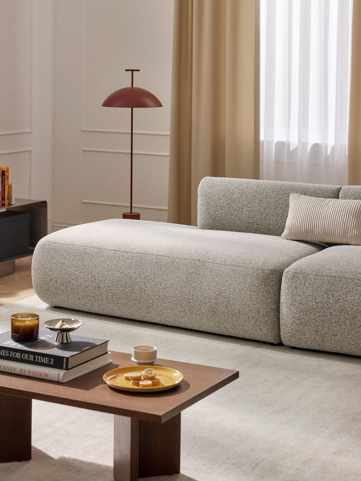 Soralie Bouclé Chaise Module