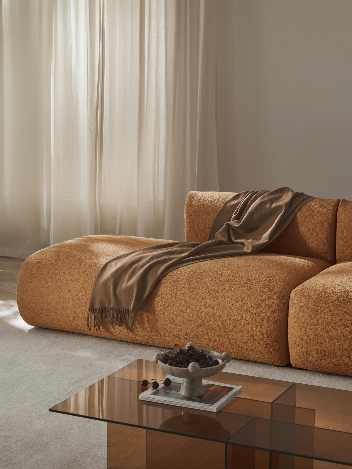 Soralie Bouclé Chaise Module