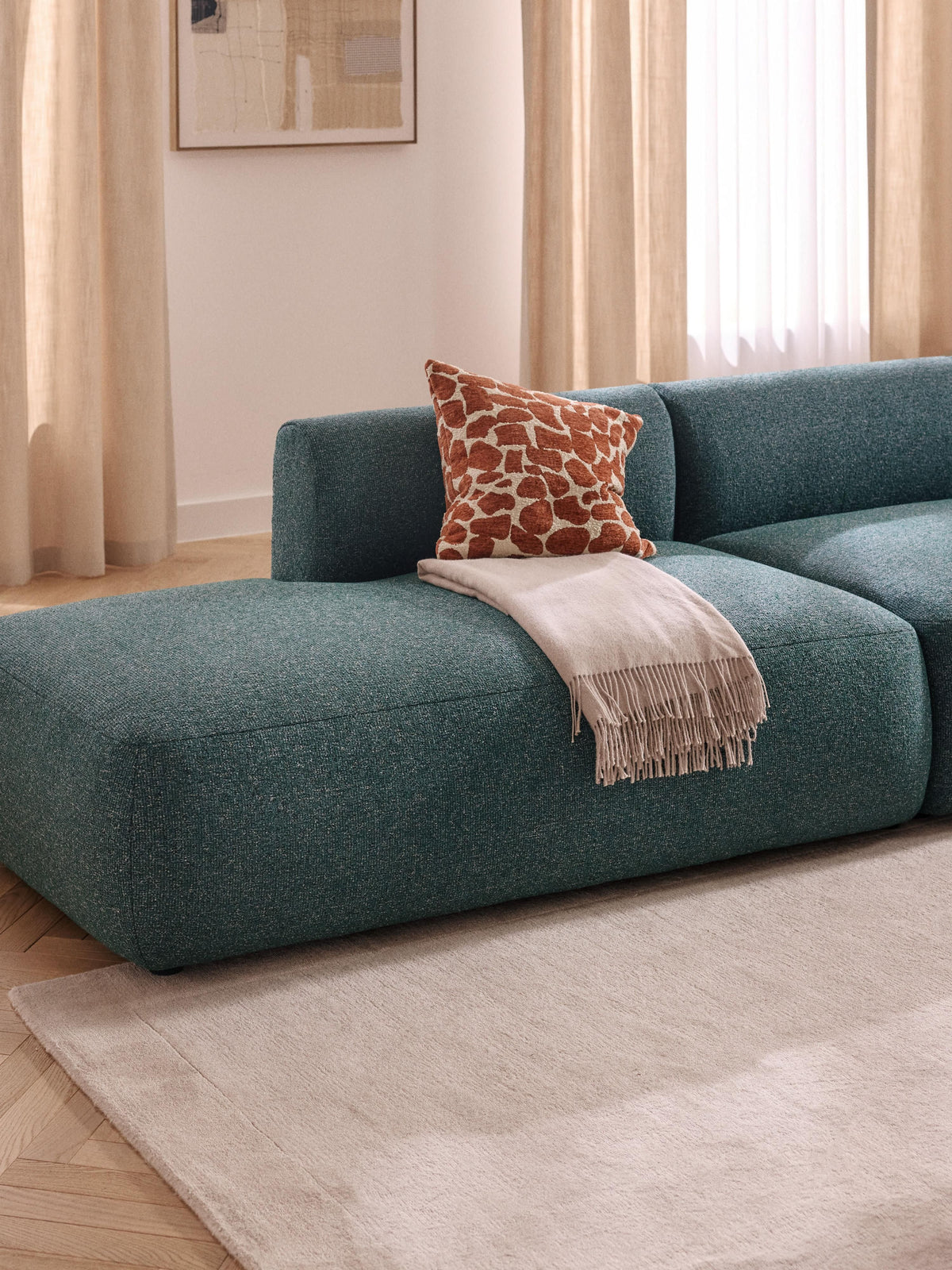 Soralie Bouclé Chaise Module