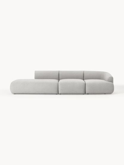 Soralie Modular Bouclé Chaise (2-Seater)