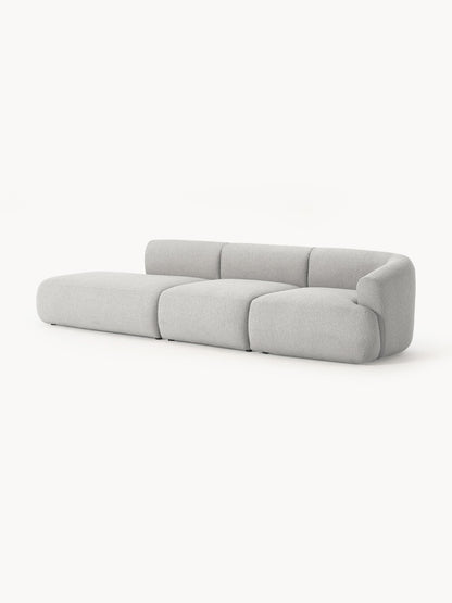 Soralie Modular Bouclé Chaise (2-Seater)