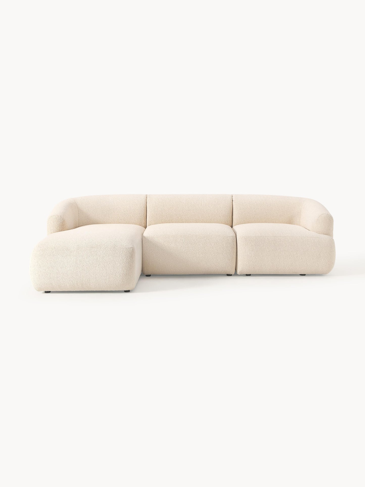 Soralie Modular Bouclé Corner Sofa (3-Seater)