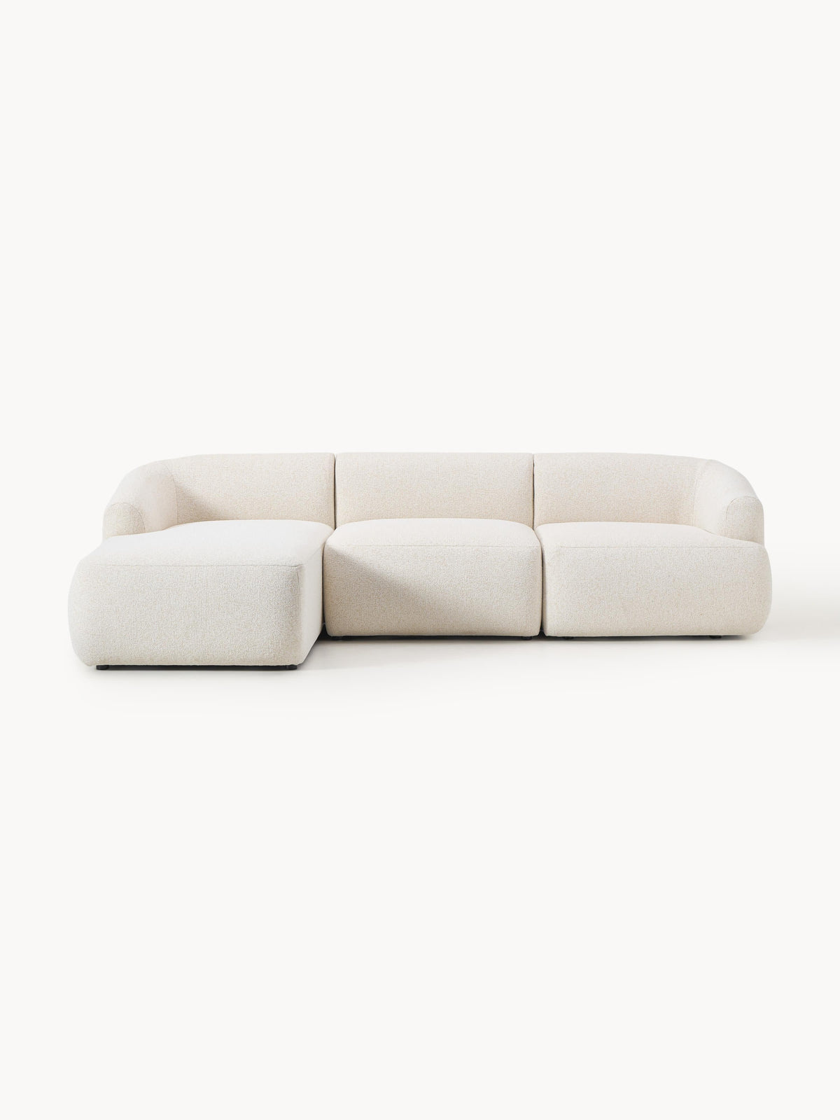 Soralie Modular Bouclé Corner Sofa (3-Seater)