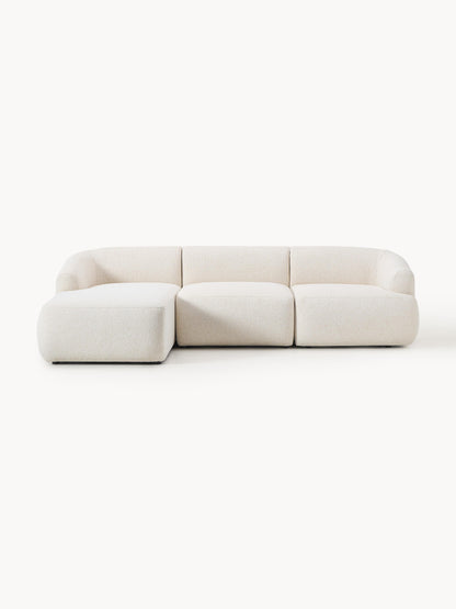 Soralie Modular Bouclé Corner Sofa (3-Seater)