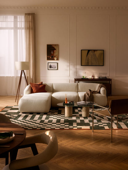 Soralie Modular Bouclé Corner Sofa (3-Seater)