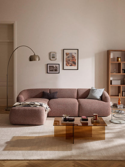 Soralie Modular Bouclé Corner Sofa (3-Seater)