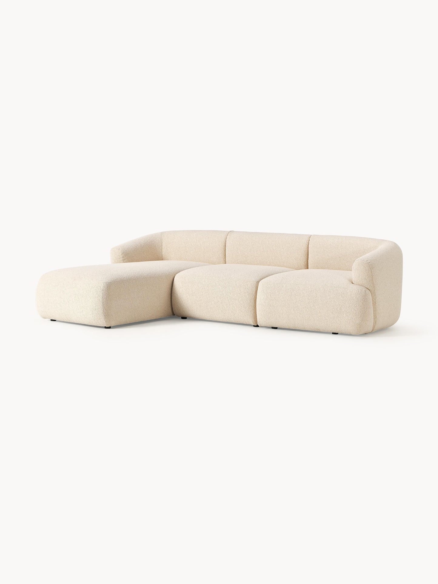 Soralie Modular Bouclé Corner Sofa (3-Seater)