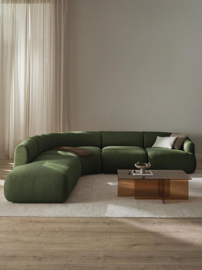 Soralie Modular Bouclé Corner Sofa (4-Seater)