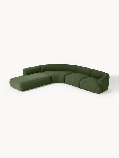 Soralie Modular Bouclé Corner Sofa (4-Seater)