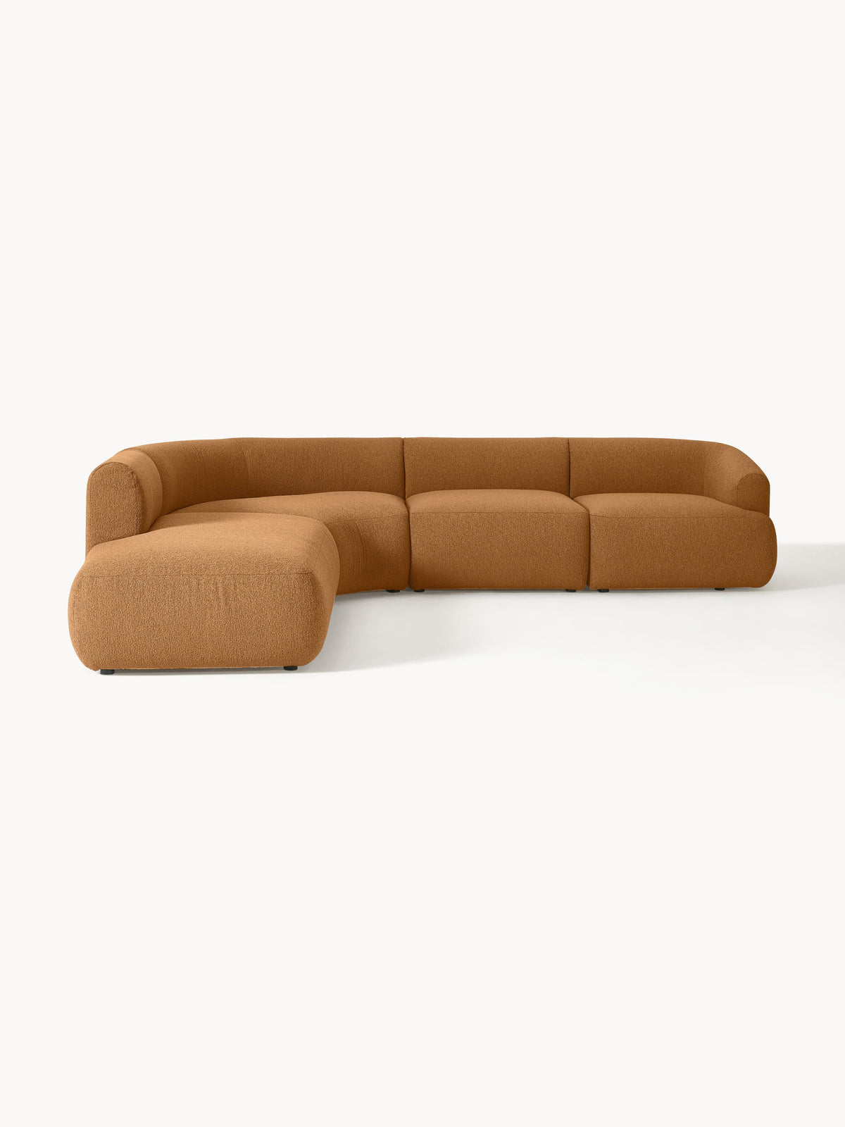 Soralie Modular Bouclé Corner Sofa (4-Seater)