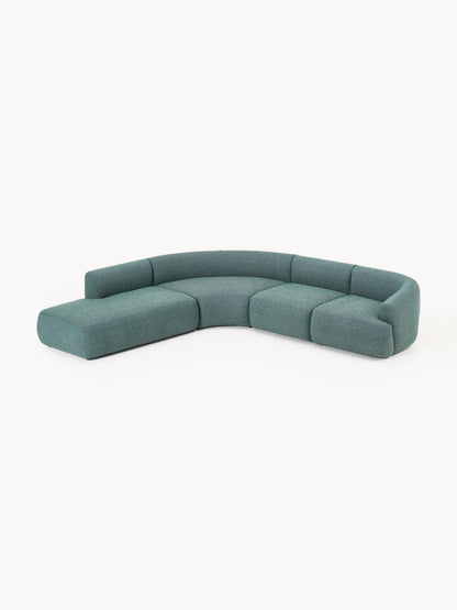 Soralie Modular Bouclé Corner Sofa (4-Seater)