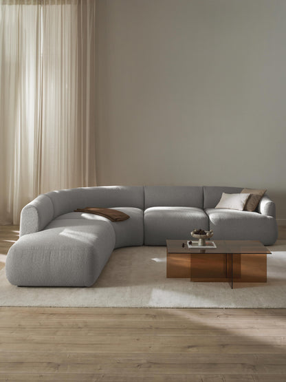 Soralie Modular Bouclé Corner Sofa (4-Seater)