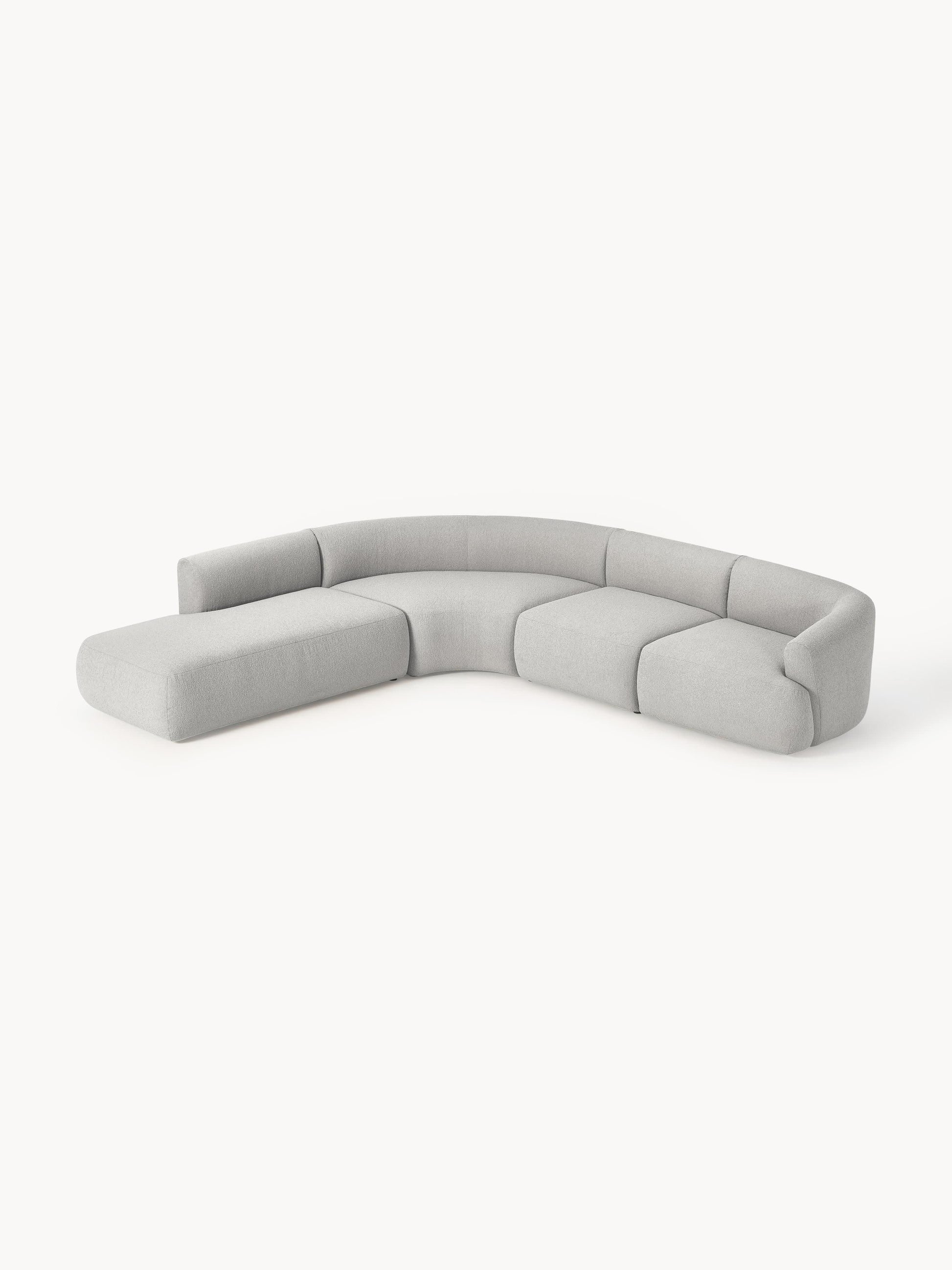 Soralie Modular Bouclé Corner Sofa (4-Seater)
